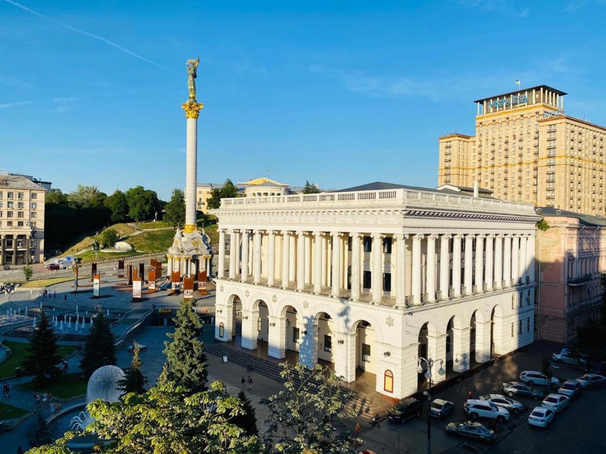 Amazing View Of Independence Square Apartment Kyiv Exterior photo