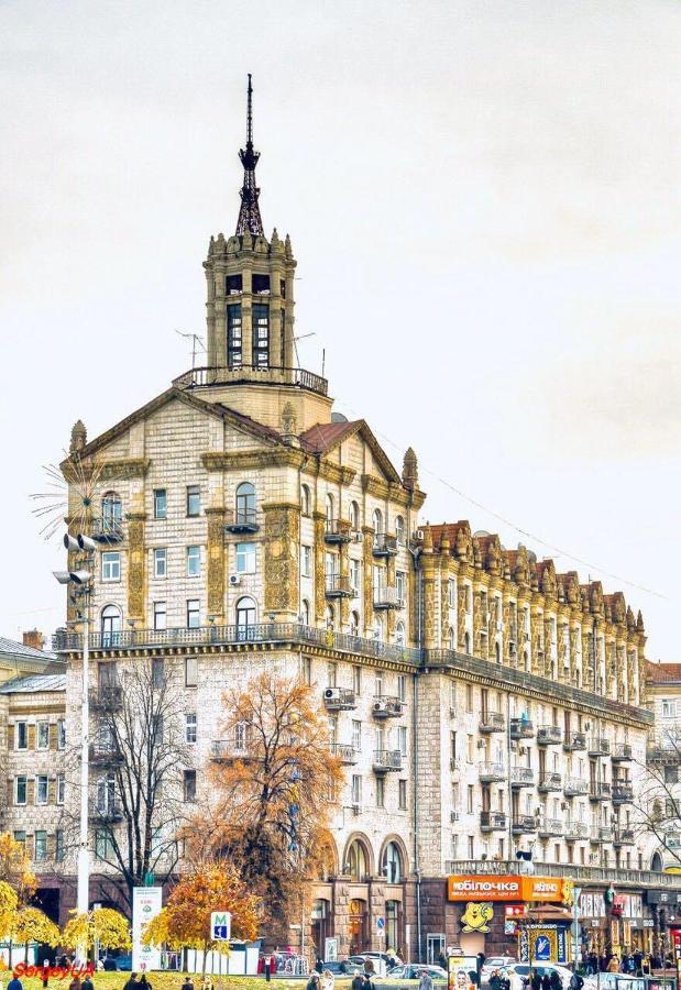 Amazing View Of Independence Square Apartment Kyiv Exterior photo